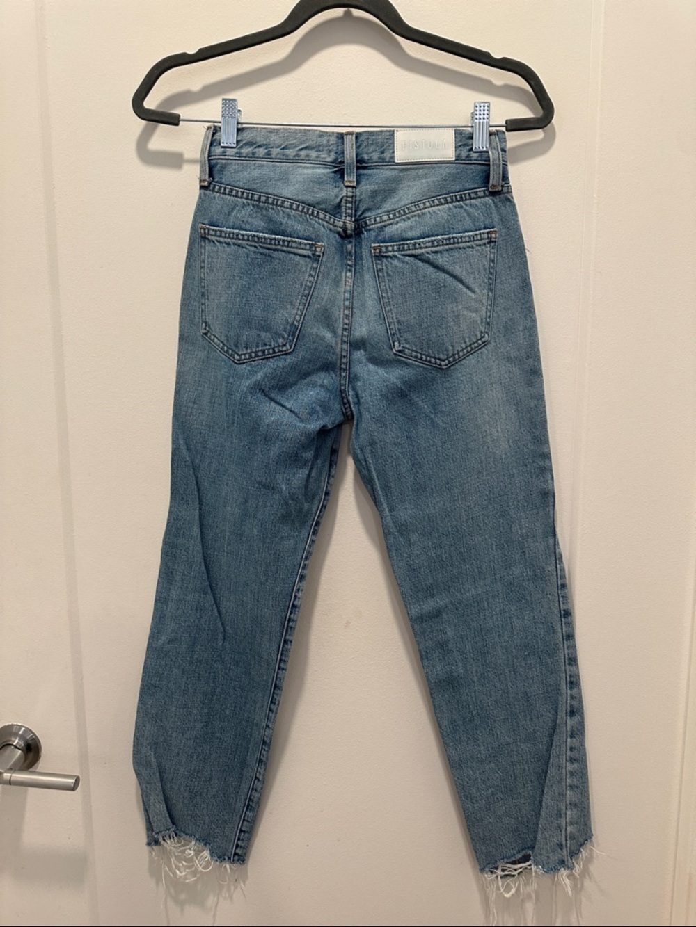 Pistola Charlie Straight Jean With Raw Hem Size 24 - Picture 4 of 6